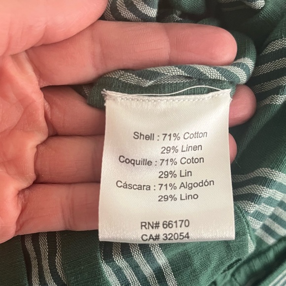 Anthropologie Payal Pratap
Striped Linen Jumpsuit Sz 10 - Picture 15 of 16